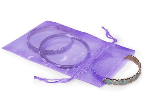 Lavender Organza Bags 4x6 | Nashville Wraps