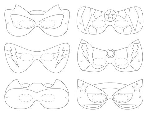 Halloween Mask Patterns - 15 Free PDF Printables | Printablee