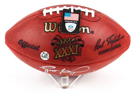 Brett Favre Signed Super Bowl XXXI Official NFL Game Ball Inscribed "SB ...