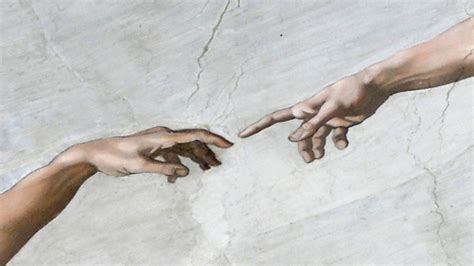 God Touching Man's Hand Painting – Warehouse of Ideas