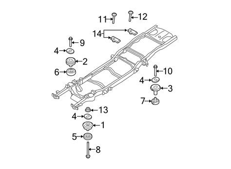 Ford Ranger Body Mount Cushion Bolt. MOUNTS AND - N807248S100 | Mid-Tenn Ford Truck Sales Inc ...