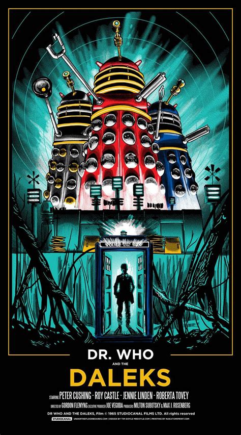 Dr. Who and the Daleks movie poster : r/doctorwho