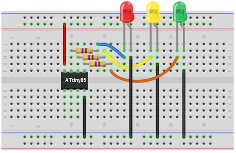 Traffic Light Schematic Diagram