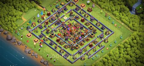 Farming Base TH16 with Link, Anti 3 Stars - Clash of Clans 2024 - Town ...