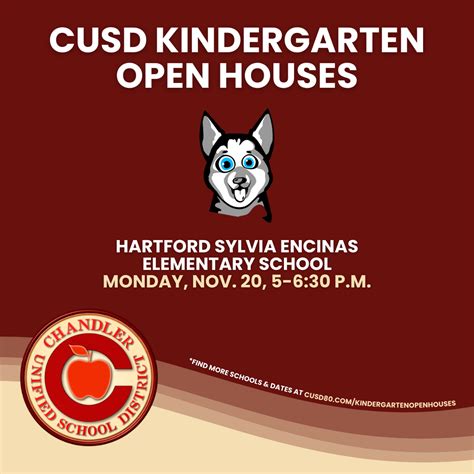 Hartford Sylvia Encinas Elementary School is hosting an in-person kindergarten open house during ...