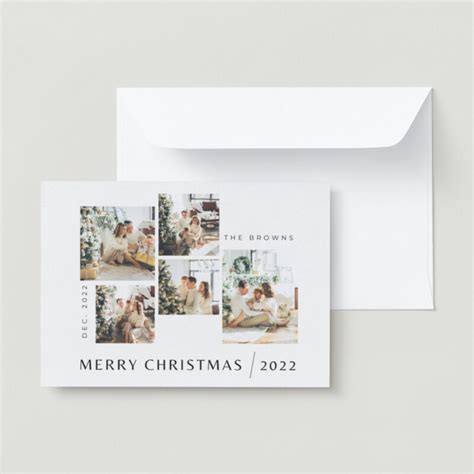 Page 3 - Edit and print free photo Christmas card templates | Canva