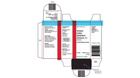 Atropine Sulfate Ophthalmic Ointment - FDA prescribing information, side effects and uses