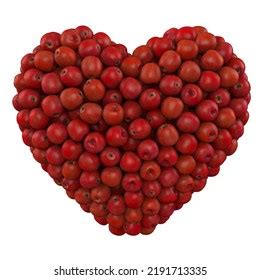 Red Apple Fresh Apple Heart Shape Stock Illustration 2191713335 ...