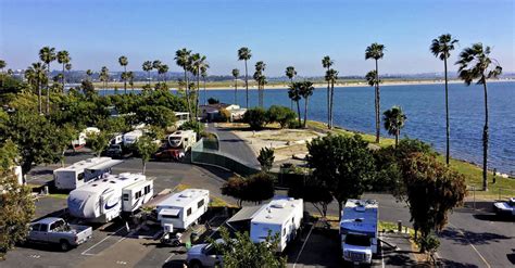 Mission Bay RV Resort on the water in scenic San Diego.