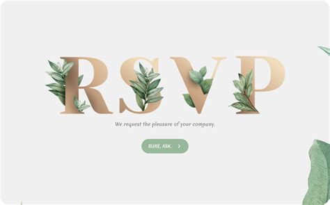 Free Online RSVP Form Template | For Events & Parties | SurveySparrow