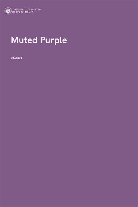 Muted Purple Color | Purple color palettes, Purple palette, Purple ...