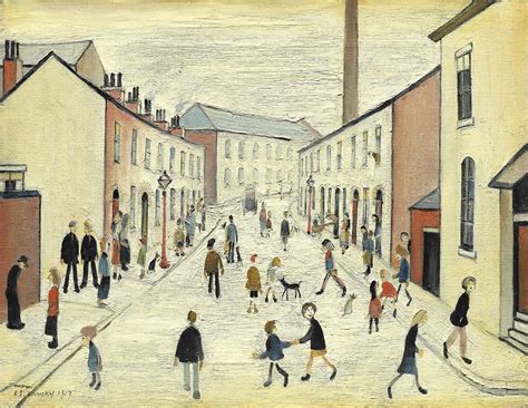 Laurence Stephen Lowry, R.A. (1887-1976) | Coronation Street | 20th ...