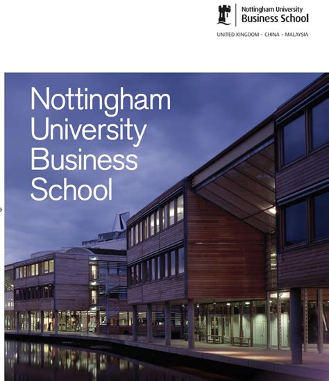 Nottingham University Business School Profiles Building Brand ...