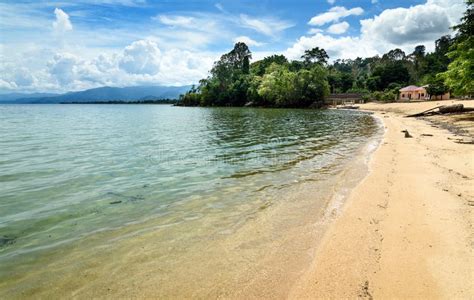 Siuri Beach at Poso Lake. Indonesia Stock Photo - Image of nature, background: 69248512