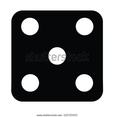 Dice Face Five Stock Vector (Royalty Free) 525725953 | Shutterstock