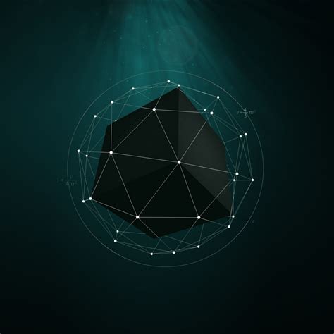 Dark Geometric Iphone Wallpaper