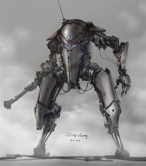 just another mech.. by https://www.deviantart.com/progv on @DeviantArt | Mech, Sci fi concept ...