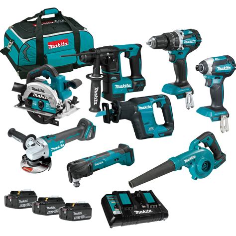 Makita LXT Cordless Brushless 8pc Power Tool Combo Kit - Combo Kits | Mitre 10™