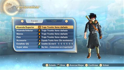 Trunks Xeno Costumes (Damaged) CaC (Male & Female) – Xenoverse Mods