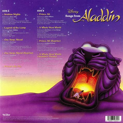 Alan MENKEN//HOWARD ASHMAN/TIM RICE/VARIOUS Songs From Aladdin (Soundtrack) Vinyl at Juno Records.