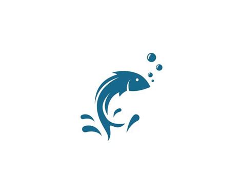 Fish logo template 565805 Vector Art at Vecteezy