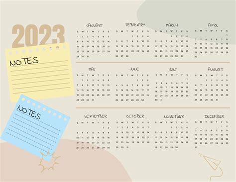 2023 Cute Printable Calendar - 2023 Printable Calendar