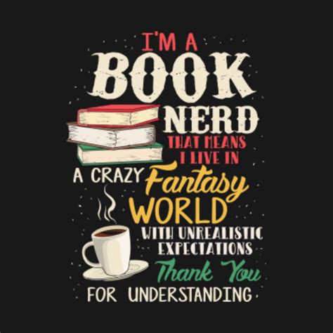 I'M A Book Nerd Book Lover Literature - Awesome - T-Shirt | TeePublic