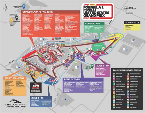 Maps | Circuit of The Americas | Circuit of the americas, Campus map, Map