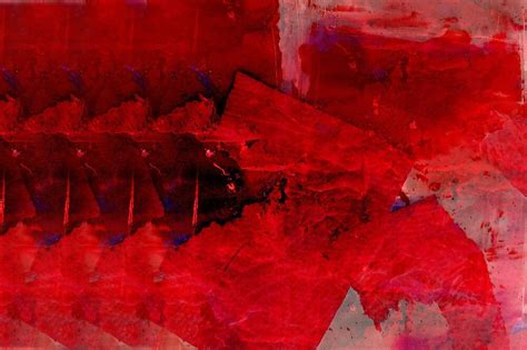 "Red Abstract Painting" by madeinatlantis | Redbubble