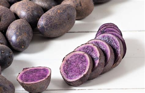 All Blue Potatoes Heirloom Spring Seeds | The Old Farmer's Almanac