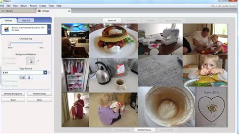 Create a photo collage in Picasa - YouTube