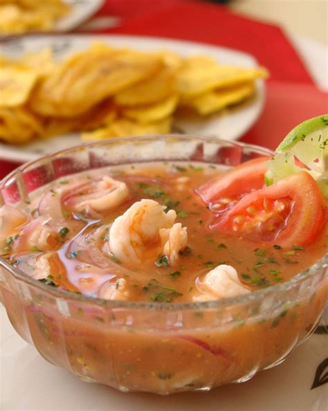 El mejor ceviche de camarón ecuatoriano | Recetas de Comida Ecuatoriana ...