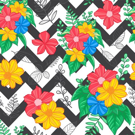 flower seamless pattern, floral pattern 506330 Vector Art at Vecteezy