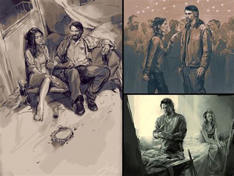 Joel and Ellie Concepts - The Last of Us Part II Art Gallery | Concept ...