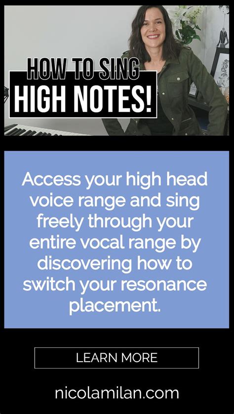 How To Sing High Notes Easily - Singer's Secret | Singing lessons, Learn singing, Singing tips