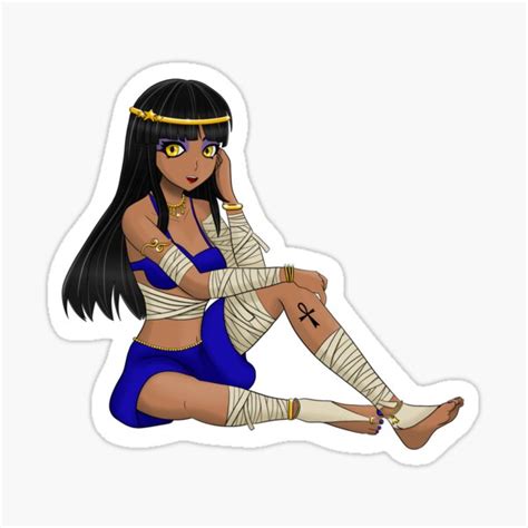 "Monster girl mummy " Sticker for Sale by Kutangelwings | Redbubble