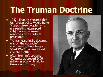 The Truman Doctrine 1946-1989