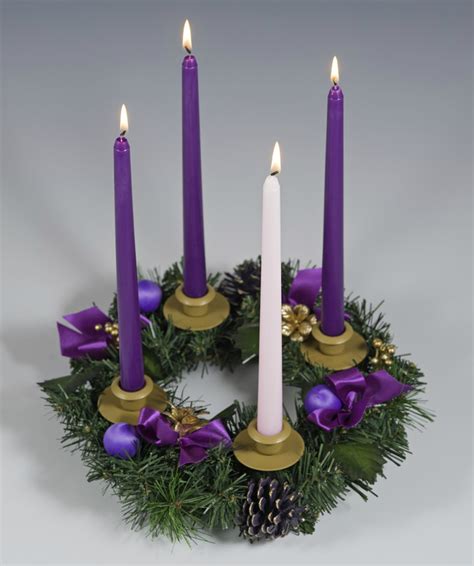 The Advent Wreath Tradition & Meaning | Advent wreath candles, Advent ...