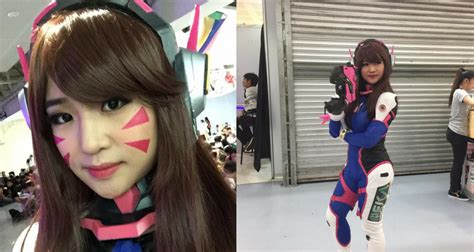 The alluring D.Va from Overwatch brought to life by cosplayer Hana Song