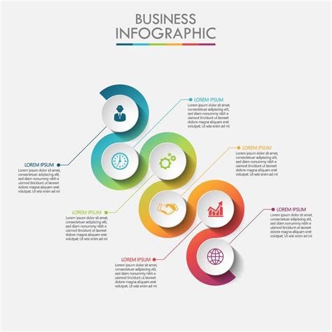 Business process infographic template 680085 Vector Art at Vecteezy