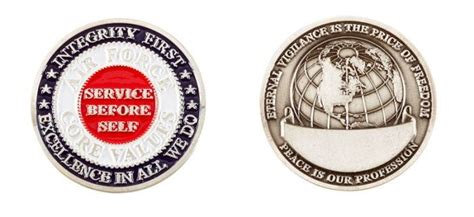 USAF CORE VALUES COIN | Challenge Coin Company