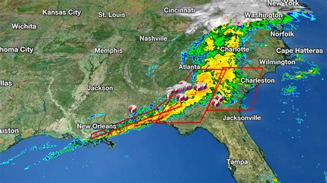 Jacksonville avoids deadly tornado outbreak