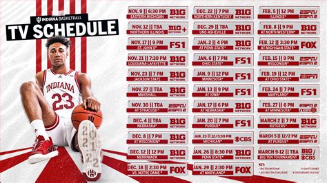 IU men’s basketball releases television designations and tip times for ...