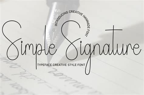 Simple Signature Font by william jhordy · Creative Fabrica