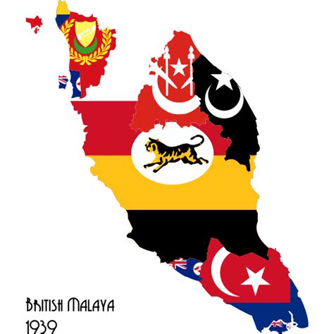 british malaya flag map | Free SVG