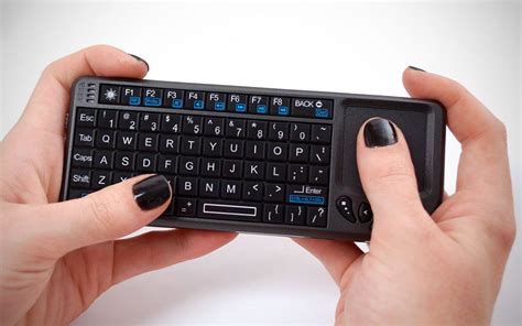 Miniature Wireless Keyboard with Touchpad