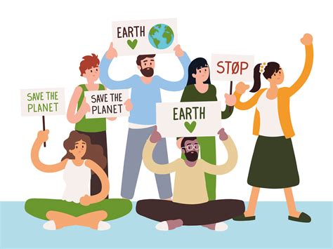 people holds save planet 4816886 Vector Art at Vecteezy