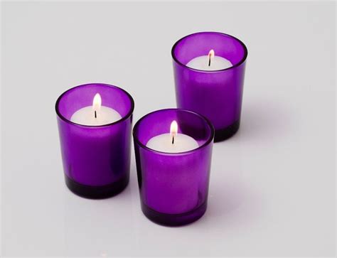 Purple Votive Holders - Purple Glass Votive Holders for less | Purple ...