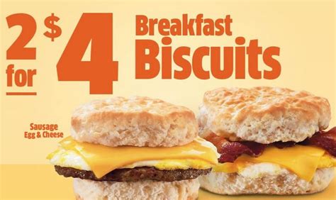 Jack In The Box Launches New 2 For $4 Breakfast Biscuits Deal - The ...