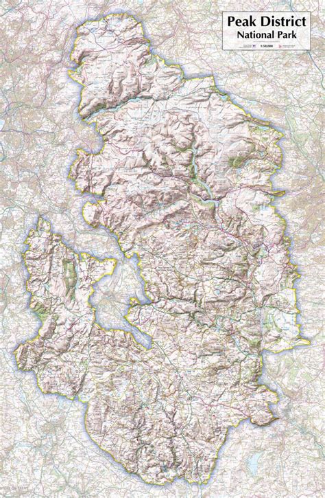 Peak District National Park Map